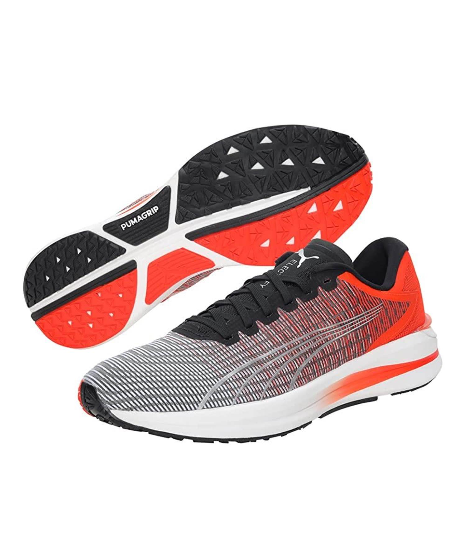 Brand Men's Electrify Nitro Turn Laced Sports Shoes 376704 12 (Grey/Orange) :: RAJASHOES