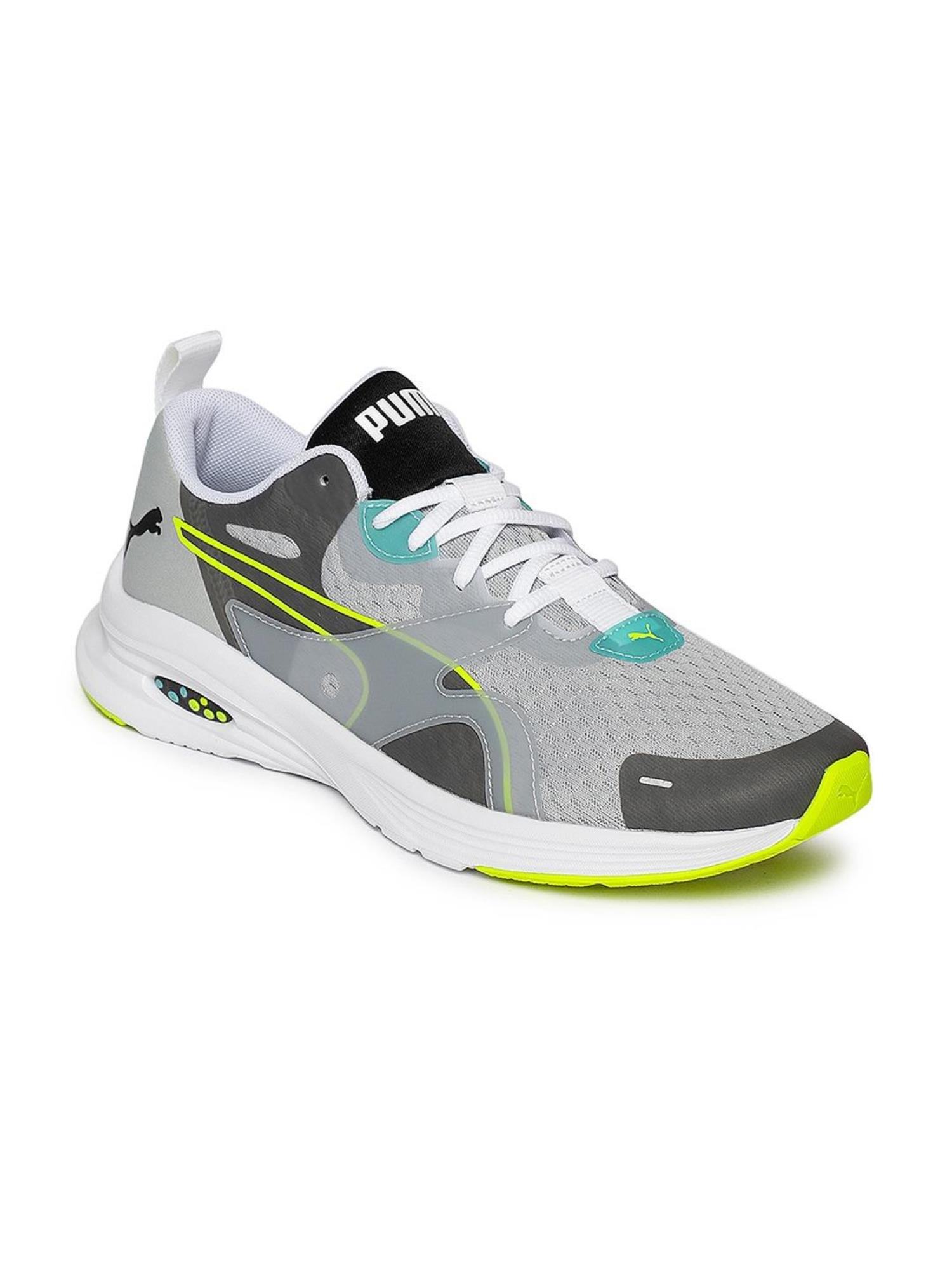 Puma Brand Men's Hybird Fuego Sports Shoes 192661 04 (Grey/Lime) ::  RAJASHOES