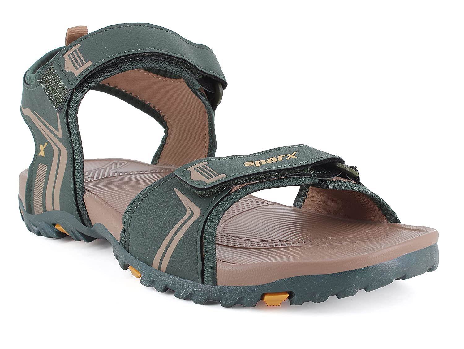 Leather Daily wear Sparx Mens Sandals