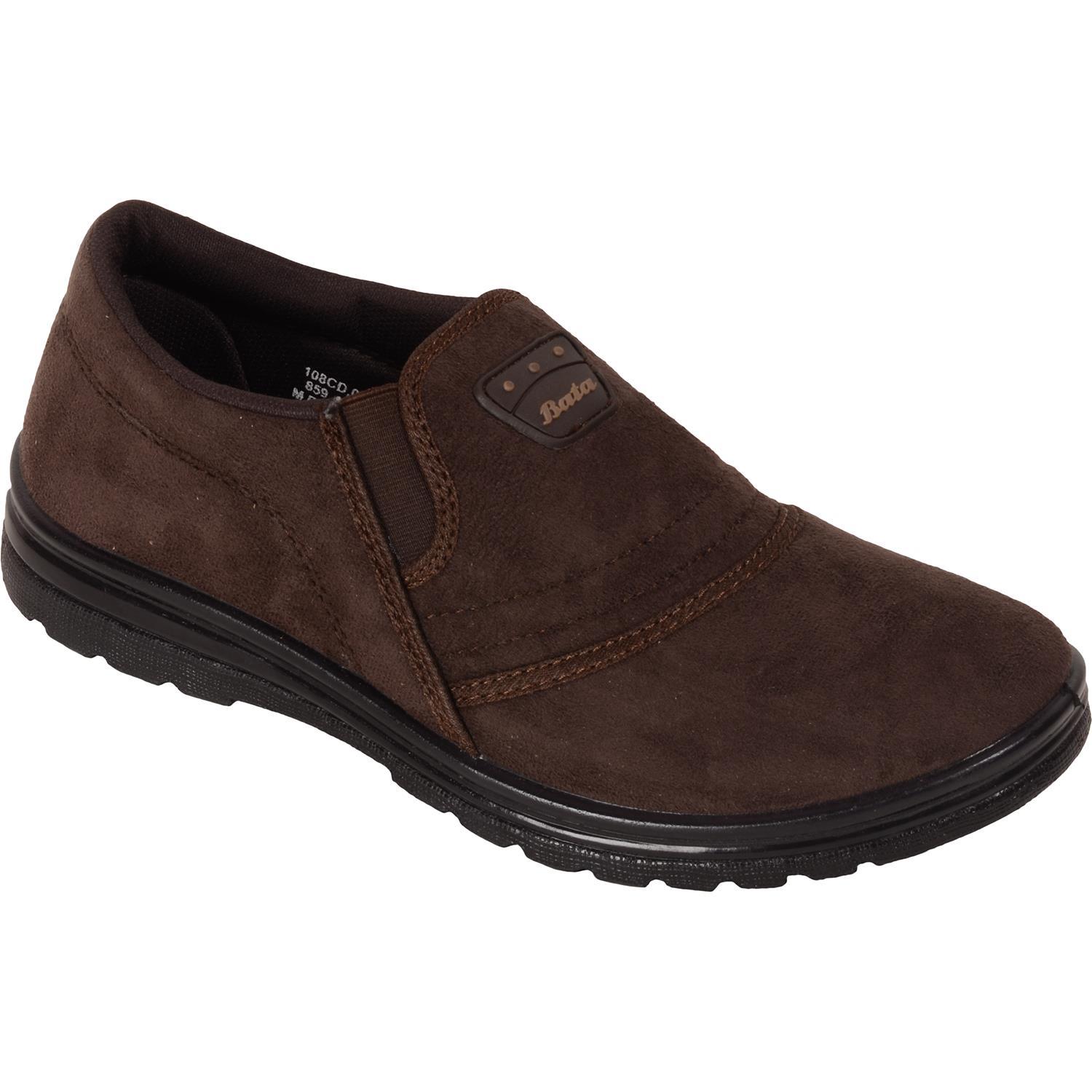 Bata Brand Men's 859-4102 Casual Canvas Shoes (Brown) :: RAJASHOES