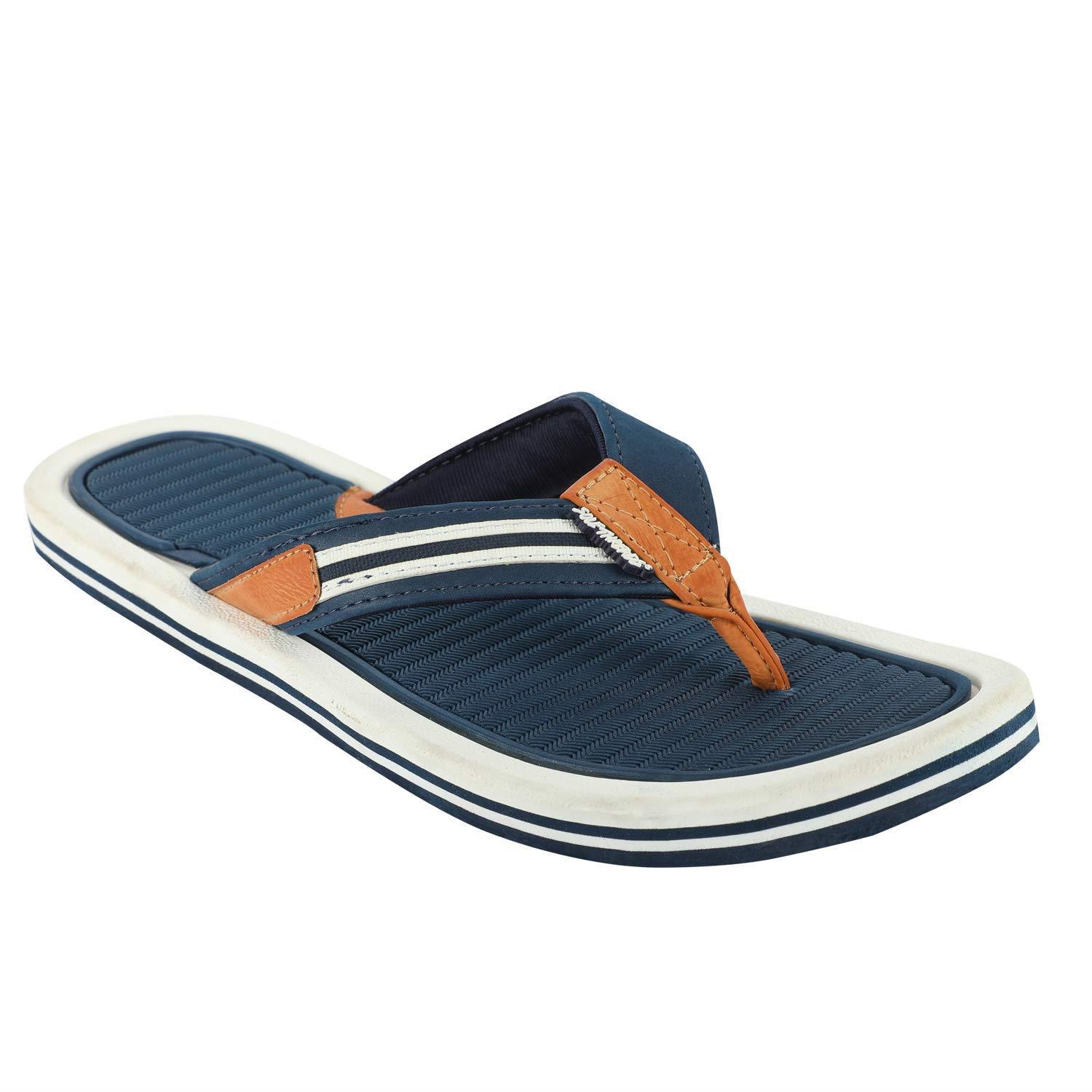Sole Threads Brand Men's Soho Flipflop Slippers (Navy) :: RAJASHOES