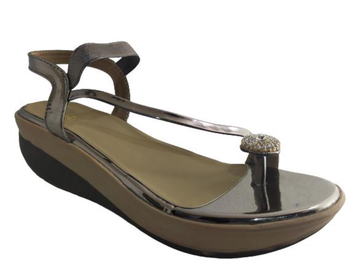 Propét Women's Kara Sandal - Sling Back Leather Sandal With Adjustable Hook & Loop Straps, Removable Footbed