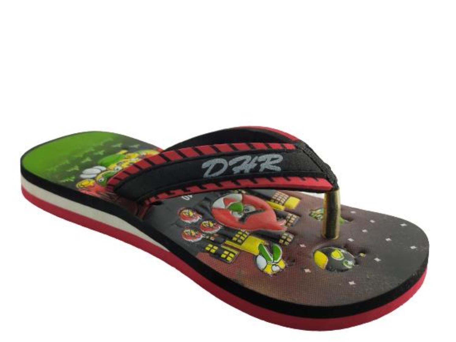 red bird slippers