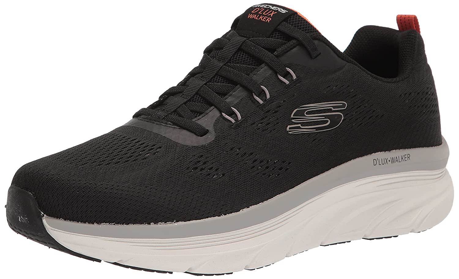 Skechers Brand Mens Relaxed Fit D'Lux Walker Slipons Sports Shoes ...