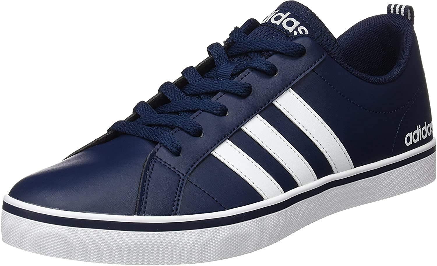 Adidas Men's VS Pace Laced Sneakers Shoes (Navy/White) :: RAJASHOES