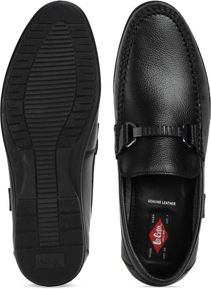 Lee Cooper Brand men's LC2339 Casual Loafers Shoes (Black) RAJASHOES