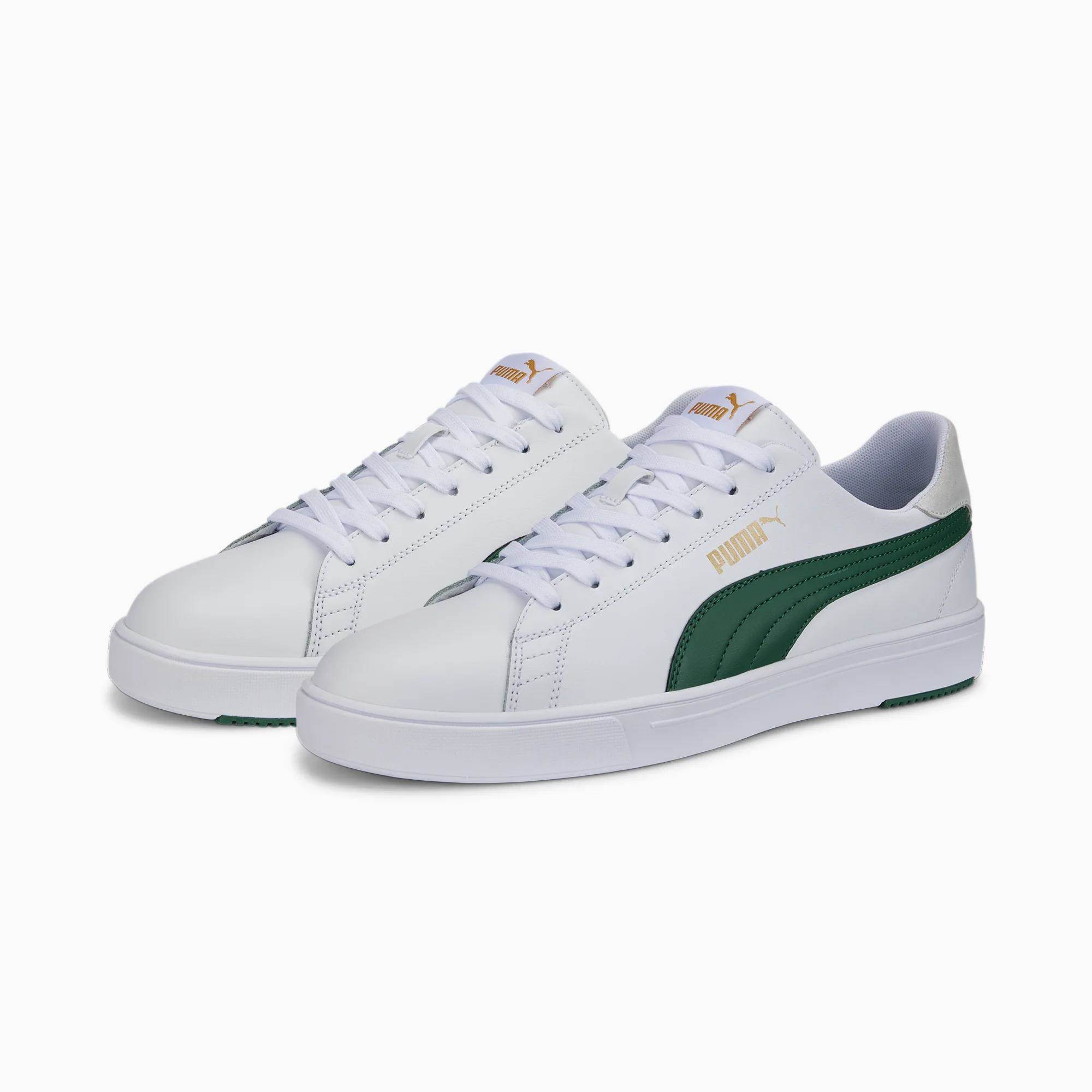 Puma Brand Men's Serve Pro Lite Sneakers Shoes 374902 01 (White/Green ...