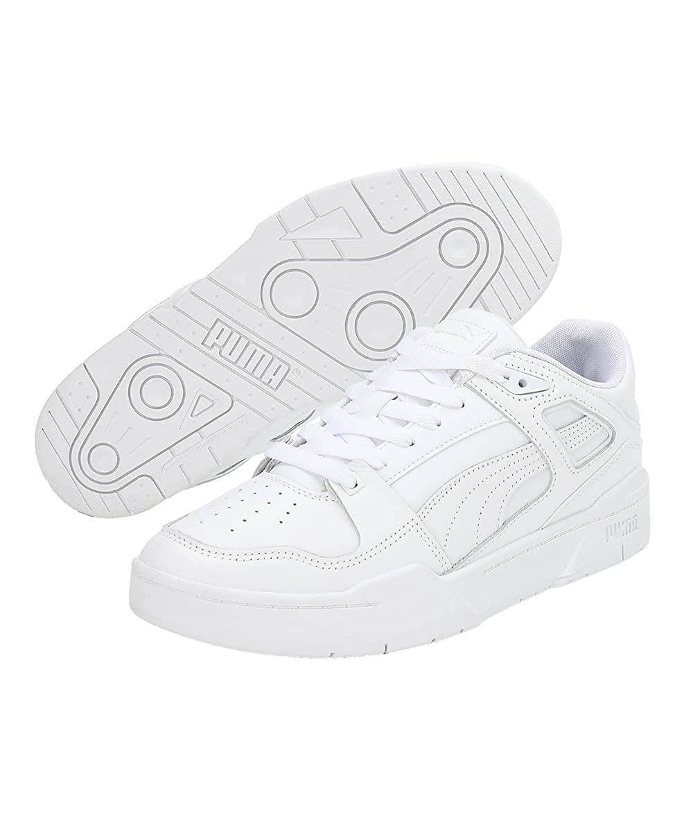 Amazon.com | Puma Mens Slipstream Mid Luxe Lace Up Sneakers Shoes Casual -  White - Size 4.5 M | Shoes
