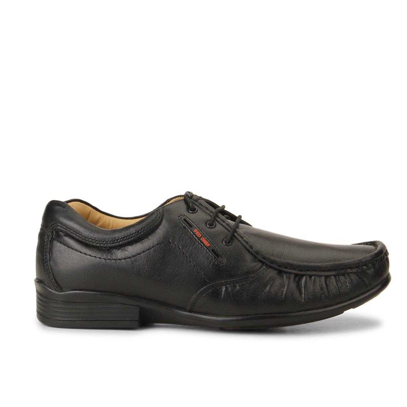 Red Chief Brand Men's RC10052 Laced Formal Shoes (Black) RAJASHOES