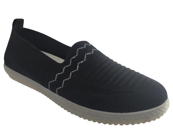 Seastar Brand Women's SS-5010 Slipons Comfort Sports Belly Shoes (Black) ::  RAJASHOES