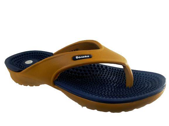 Bonkerz Brand Women's 3006 Flipflop Slippers (Grey) :: RAJASHOES