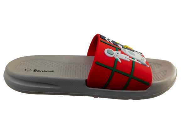 Bonkerz Brand SWK-1047 Flip Flops Slide Slippers for Boys (Grey) ::  RAJASHOES