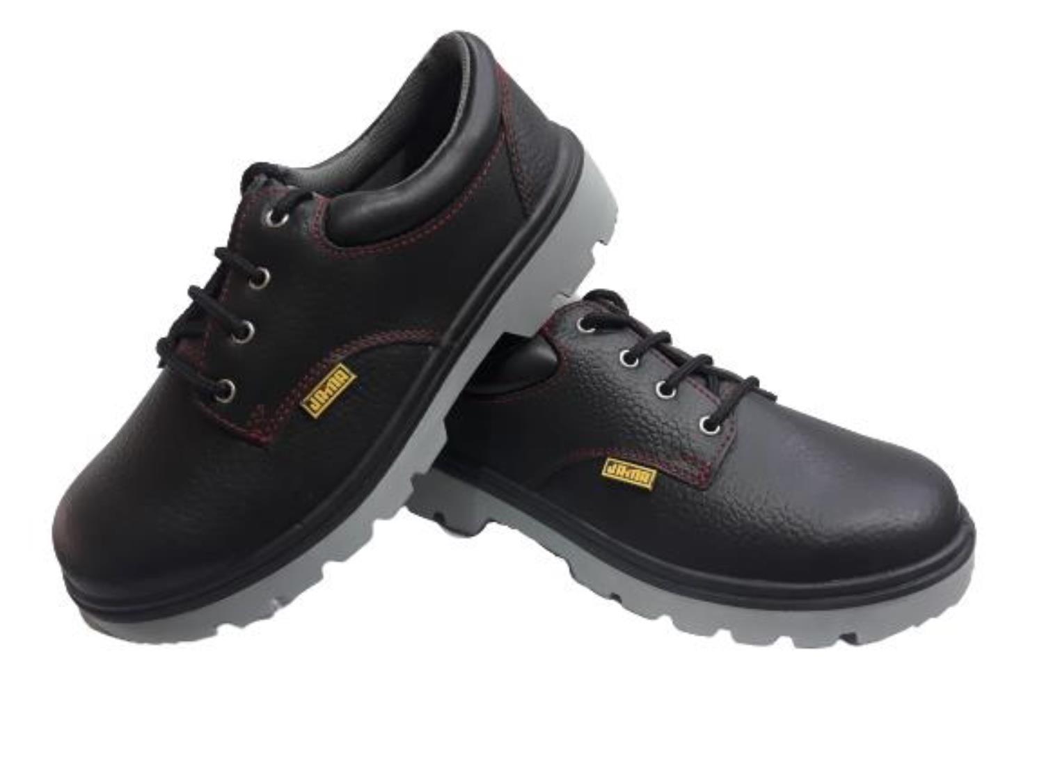 JAMA BRAND MENS LEATHER SAFETY SHOES JS062 STEEL TOE / OIL RESISTANT
