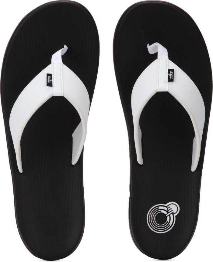 NIKE BRAND MENS ORIGINAL SOFT SLIPONS KEPA KAI THONG SLIPPER FLIP FLOP AO3621 100 (BLACK/WHITE)