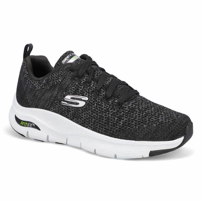 Skechers Brand Mens ARCH FIT - PARADYME Sports Shoes 232041 (Black/White)