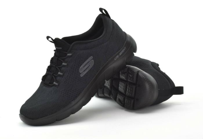 Skechers Brand Men`s Summits-Louvin Memory Foam Sports Shoes 232186 (Full Black)