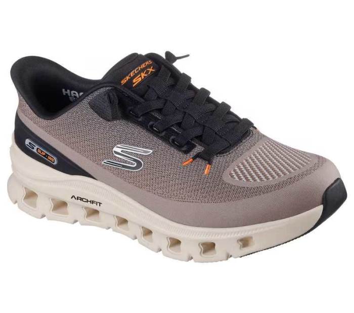 Skechers Brand Mens Slip-ins Arch Fit Glide-Step Pro Sports Shoes 23310 - TPBK