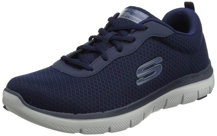 Skechers Brand Men`s Flex Advantage 2.0 Air-Cooled Memory Foam Sports Shoes 52125 (Navy)