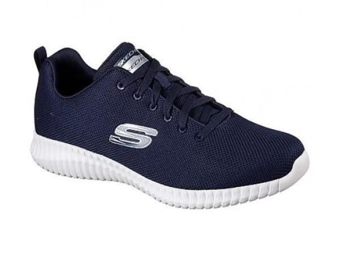 Skechers Brand Mens Elite Flex Trillup Air-Cooled Memory Foam Sports Shoes 52647 (Navy)
