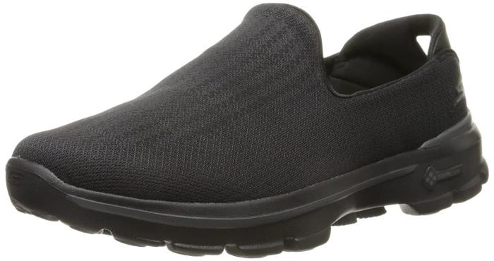 Skechers Brand Mens Go Walk 3-Ablaze Slipons Sports Shoes 54044 (Black)
