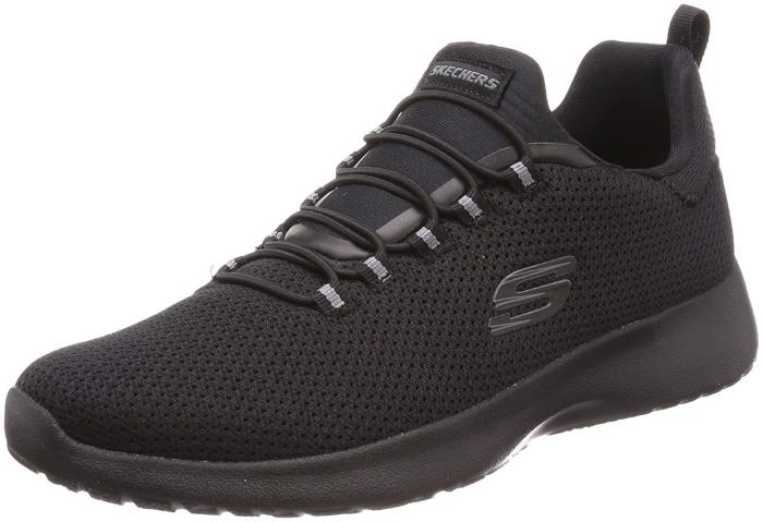Skechers Brand Men`s Dynamight Memory Foam Slipons Sports Shoes 58360 (F.Black)