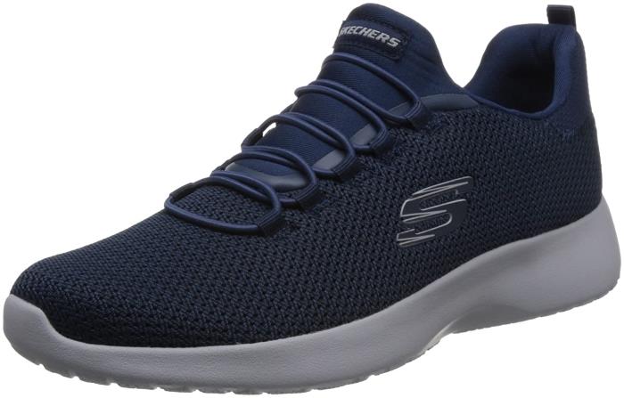 Skechers Brand Men`s Dynamight Memory Foam Slipons Sports Shoes 58360 (Navy)