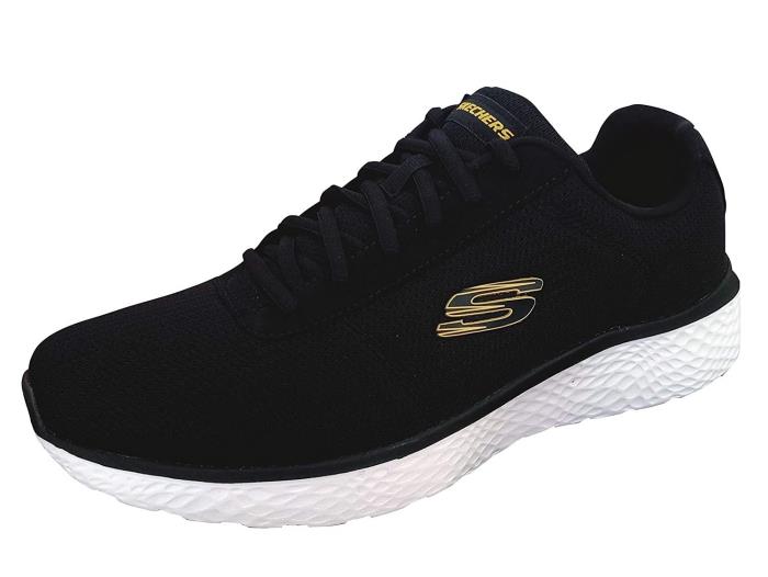 Skechers Brand Men`s Modern Cool-Garvin Memory Foam Sports Shoes 8790015 (Black/White)