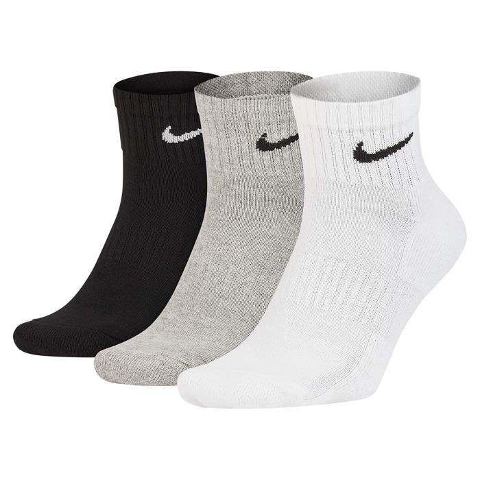 Nike Brand Men`s SX7667-901 Ankle Socks 3PR, M, ((Multi-Color)