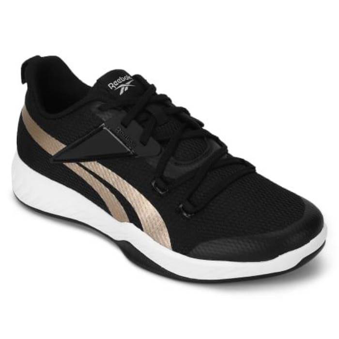 Reebok Brand Men`s Bran Tr Laced Sports Shoes EX3948 (Black/Gold)