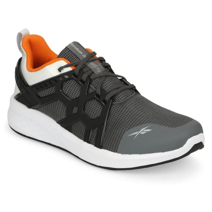 Reebok Brand Men`s Gusto Highworth Sports Shoes EW5036 (Grey/Orange)