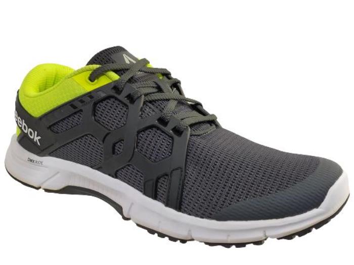 Reebok Brand Men`s Gusto Run LP Sports Shoes DV7832 (Grey/Lime)