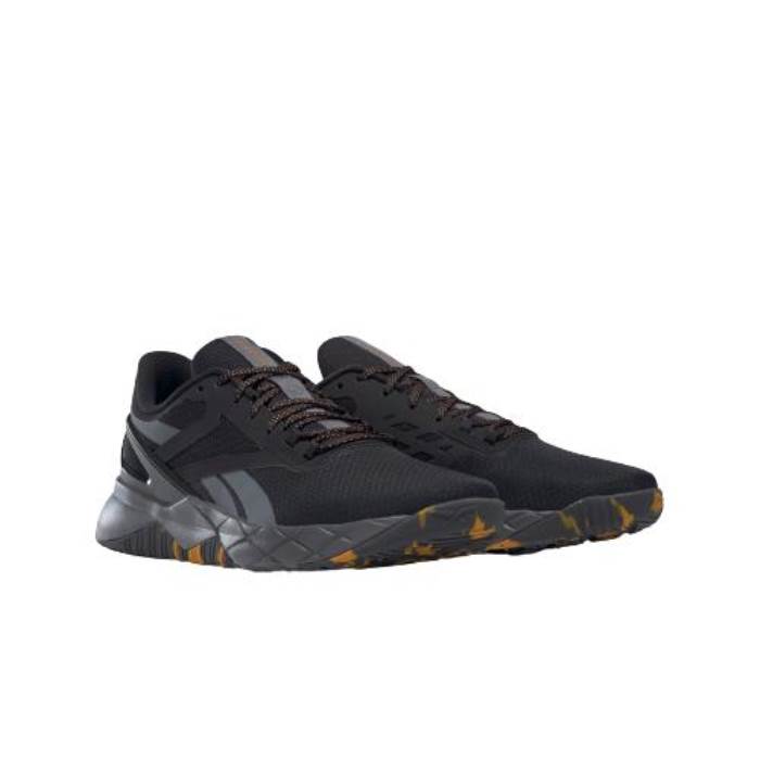 Reebok Brand Men`s Nanoflex Tr Laced Sports Shoes GX7550 (Full Black)
