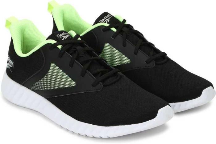 Reebok Brand Men`s Protonium Lite Sports Shoes FW1629 (Black/Lime)