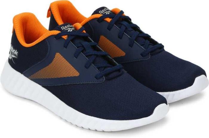 Reebok Brand Men`s Protonium Lite Sports Shoes FW1630 (Navy/Orange)