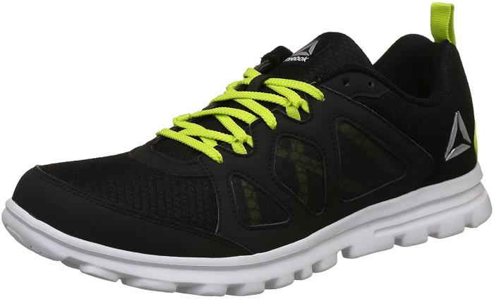 Reebok Brand Men`s Run Affect Sports Shoes CN2092 (Black Lime)