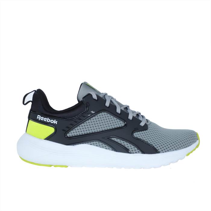 Reebok Brand Mens Solecure Run Laced Sports Shoes GB2033 (L.Grey/Lime)