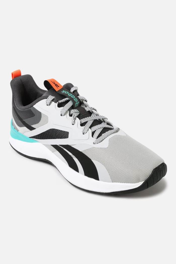 Reebok Brand Mens Original Trek Run M Running Laced Sports Shoes GC0086 (Grey/Orange)