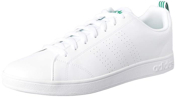 Adidas Brand Mens Advantage Cl Laced Sneakers Shoes F99251 (White)