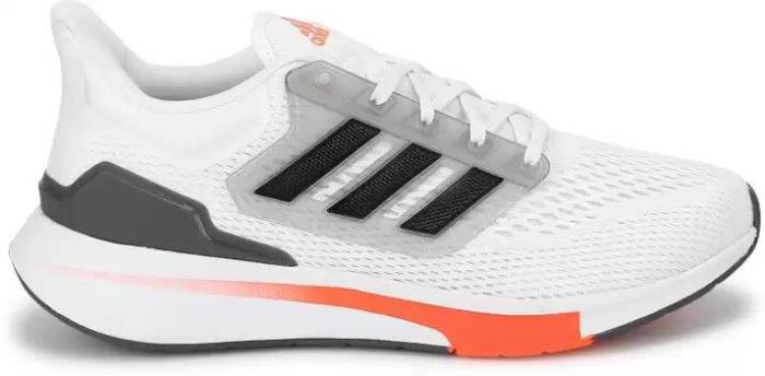 Adidas Brand Mens Running Sports Shoes EQ21 RUN (White)