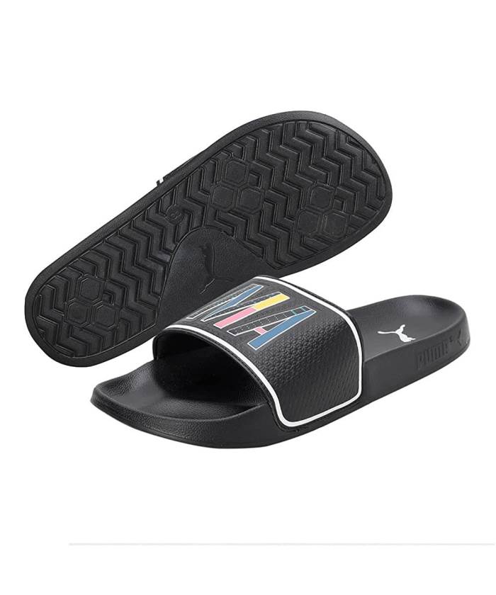 Puma Brand Mens Leadcat 2.0 Swxp Slides Slipper Flipflop 387514 03 (Black/Multi)