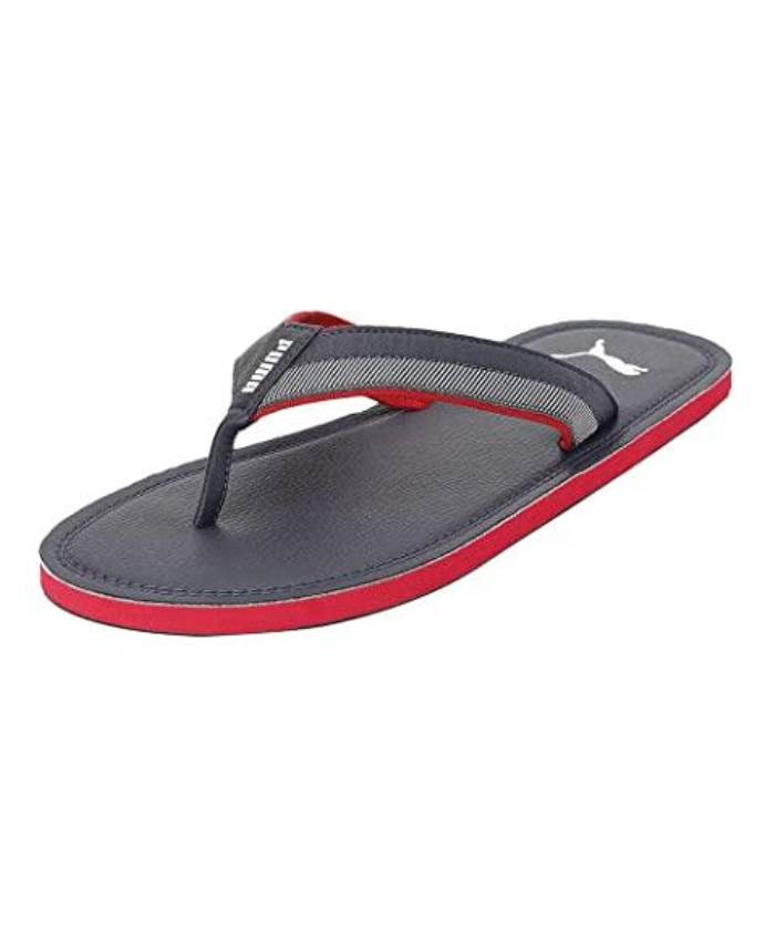 Puma Brand Mens Original Casual V-Shape Slipper / Flipflop Tsukisho IDP 373049 08 (Blue/Red)