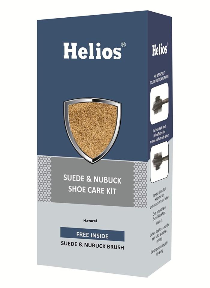 Helios Brand Suede & Nubuck Shoe Care Kit (Camel)