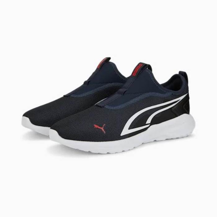 Puma Brand Mens All Day Active Slipon Walking Sports Shoes 386478 04 (Navy/White)