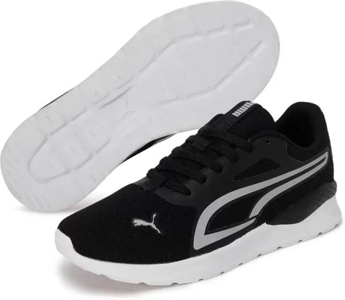 Puma Brand Mens Armour V2 Casuals Running Sports Shoes 388701 01 (Black/Grey)