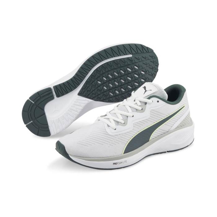 Puma Brand Mens Aviator Profoam Sky Running Sports Shoes 376615 04 (White/Grey)