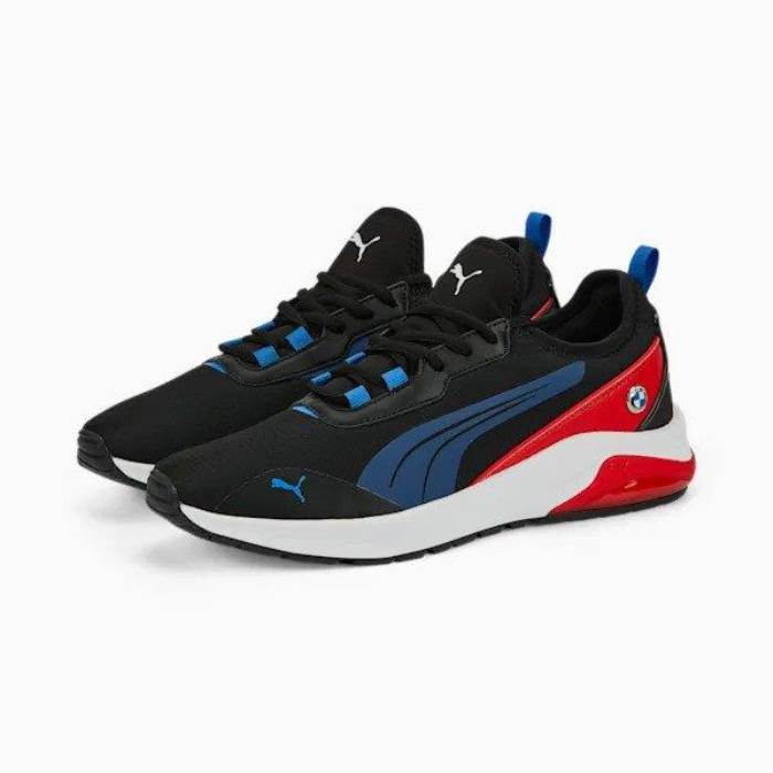 Puma Brand Mens BMW MMS Electron E Pro Casual Sports Shoes 30731601 (Black/Blue/Red)