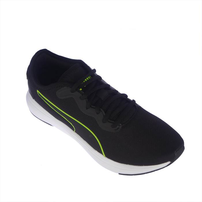 Puma Brand Mens Softride Cruise Bold Walking Running Sports Shoes 376167 16 (Black/Lime)