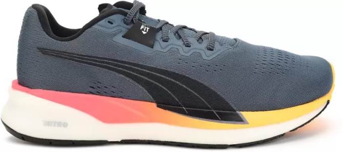 Puma Brand Mens Eternity Nitro Running Sports Shoes 194681 13 (Charcoal / Multi)