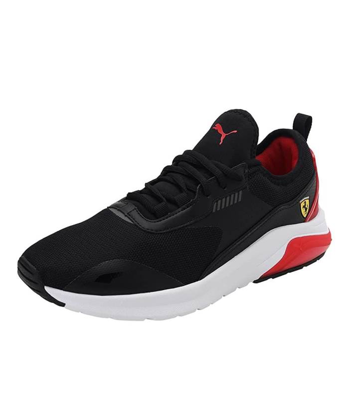 Puma Brand Mens Ferrari Electron E Pro Sneaker Running Sports Shoes 306982 05(Black/White/Red)
