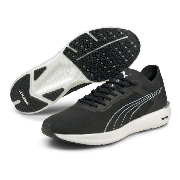 Puma Brand Mens Liberate Nitro Running Sports Shoes 194917 07 (Black/White)